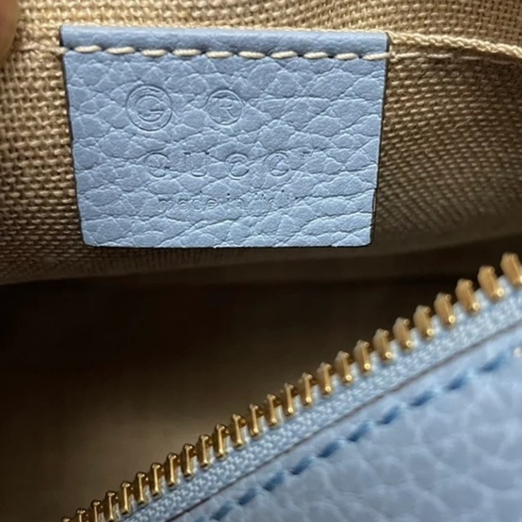 🆕GUCCI🆕 🐝 Full Retail Package/ GG Logo Canvas w. Leather Crossbody Camera Bag - Picture 3 of 12